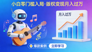 2026年AI做音乐赚钱实操指南：小白零门槛入局，版权变现月入过万（附SEO优化技巧）